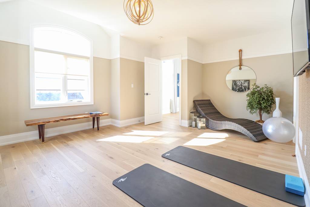 yoga style living room